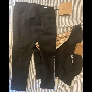 New season Burberry 2pcs legging set